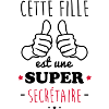 Fille super secrétaire
