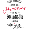 Princesse et boulangère