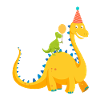 Dinosaur Birthday Party T-shirt Cadeau