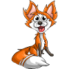 Lachender Fuchs