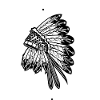 American Indian - indisk skjorte design