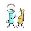 Flashlight rainbow