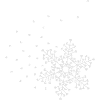 Heartful snowflake