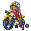 Little baby biker 1