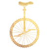 Gold unicycle