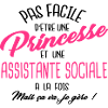 Princesse et assistante sociale