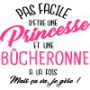 Princesse et bûcheronne