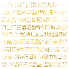 Golden Egyptian hieroglyphs pattern
