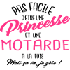 Princesse et motarde