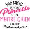 Princesse et maitre-chien