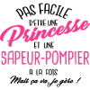Princesse et sapeur-pompier