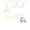 Chats - une fille simple