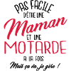 Maman et motarde