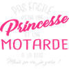 Princesse et motarde