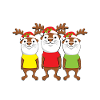 Christmas reindeer otter