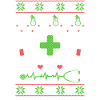 Nurse nursing profession Ugly Christmas