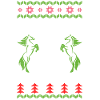 Cheval laid poison Jumper Noël