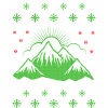 Mountains Hiking Ugly Christmas Jumper