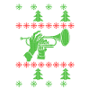 Laid de Noël Jumper trompette