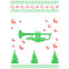 Trompette laid de Noël Jumper