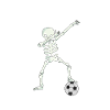 Football skeleton dab