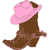 PINK COWBOY BOOTS