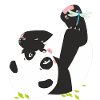 the panda and mamz'elle dragonfly