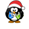 Christmas penguin