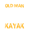 Old man with a kayak