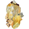 Bergkristall mit Granat