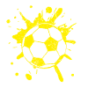 Football splash yellow