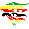 zimbabwe drapeau lion