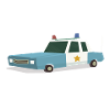 Police car t shirt