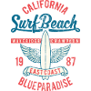 Surf Beach - Vintage Surf & Surfing Surfer shirt