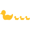 Gummienten-Familien / rubber duck family (1c)