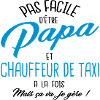 Papa et chauffeur de taxi