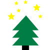 Christmas tree green