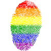 Rainbow LGBT Fingerprint