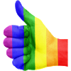 Rainbow LGBT Thumbs Up