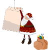 santa on tea bag