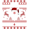 Glædelig jul Anti - Satan Claus Ugly Sweater