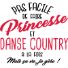 Princesse et danse country