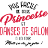 Princesse et danses de salon
