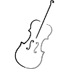 Geige 2 zweifarbig