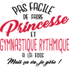Princesse et gymnastique rythmique