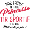 Princesse et tir sportif