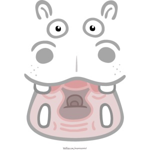Hippo transparent dunkel 2
