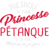 Princesse et pétanque