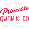 Princesse et qwan ki do