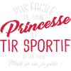 Princesse et tir sportif